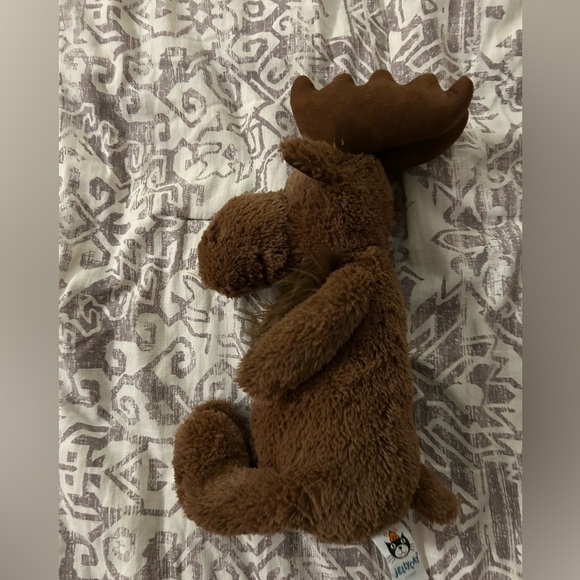 Jellycat Chocolate Brown Maple Moose Plush retired 13” - Picture 6 of 10